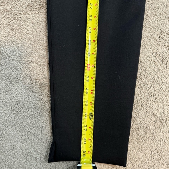 CLASSIQUES ENTIER Black Slacks Size 8P pleated fully lined pure new wool 80’s - Picture 10 of 11